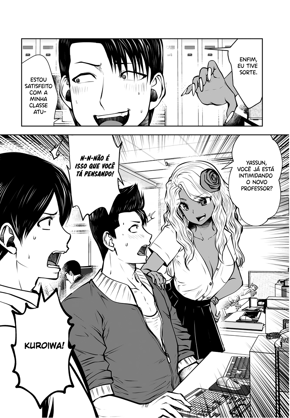 Black Gakkou ni Tsutomete Shimatta Sensei Capitulo 18 - pagina 13