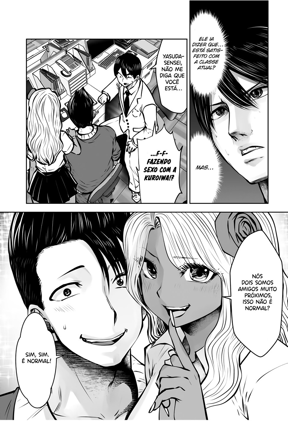 Black Gakkou ni Tsutomete Shimatta Sensei Capitulo 18 - pagina 14
