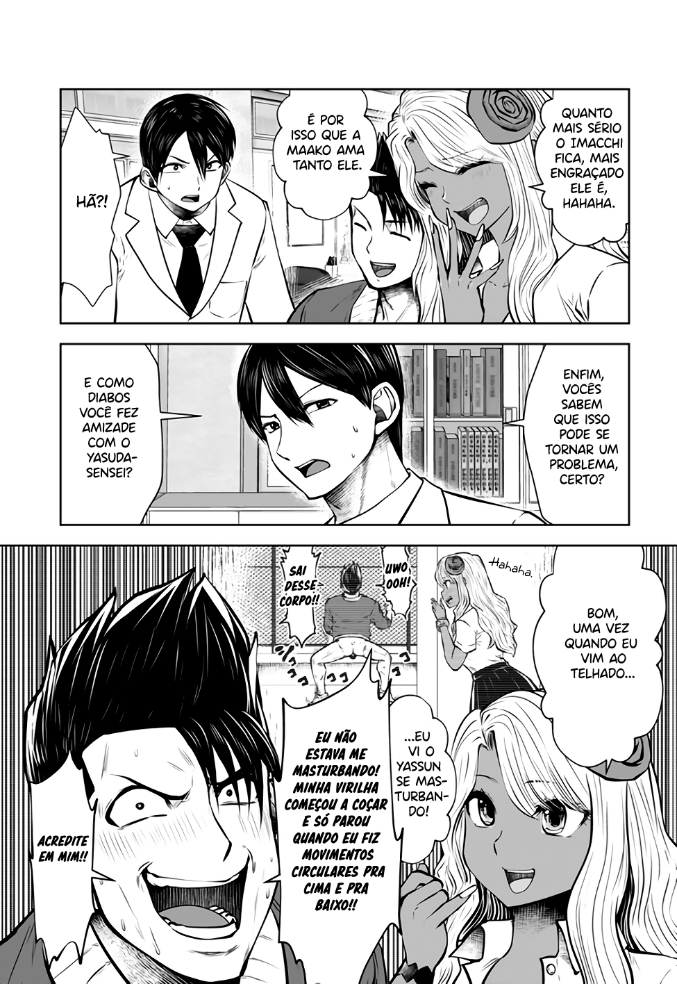 Black Gakkou ni Tsutomete Shimatta Sensei Capitulo 18 - pagina 16