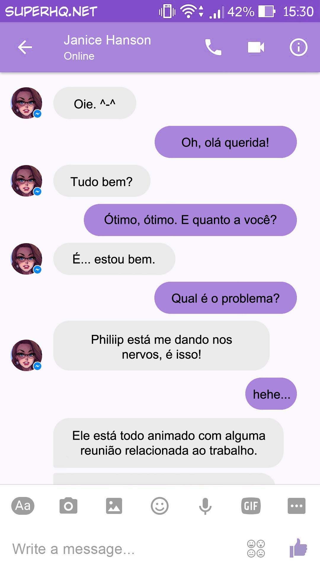 Chat With Janice Capitulo 1 - pagina 2 Chat With Janice Capitulo 1 - pagina 2