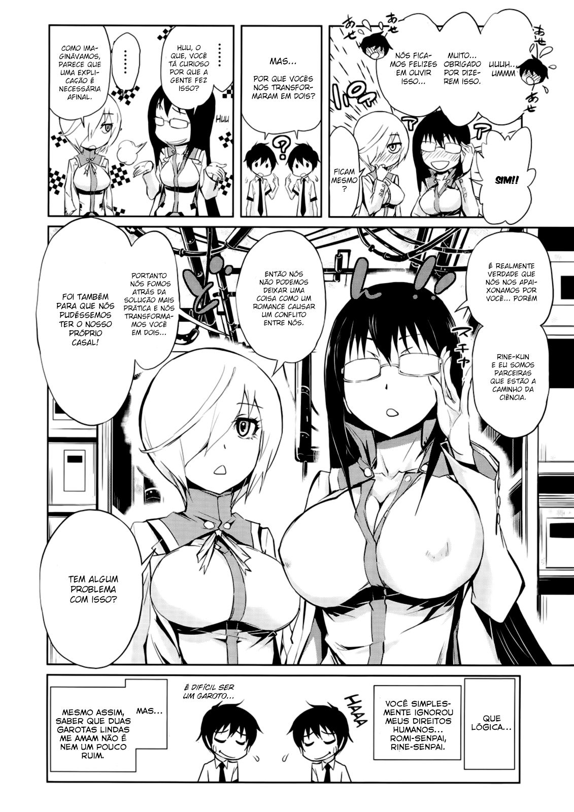 Harem Butai Wa Boku Wo Shaburi Tsukusu Capitulo 7 - pagina 4