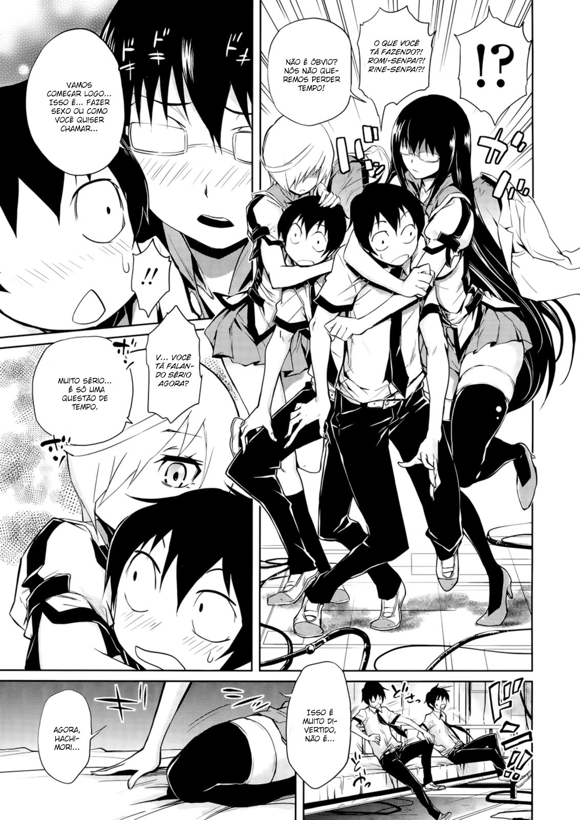 Harem Butai Wa Boku Wo Shaburi Tsukusu Capitulo 7 - pagina 5
