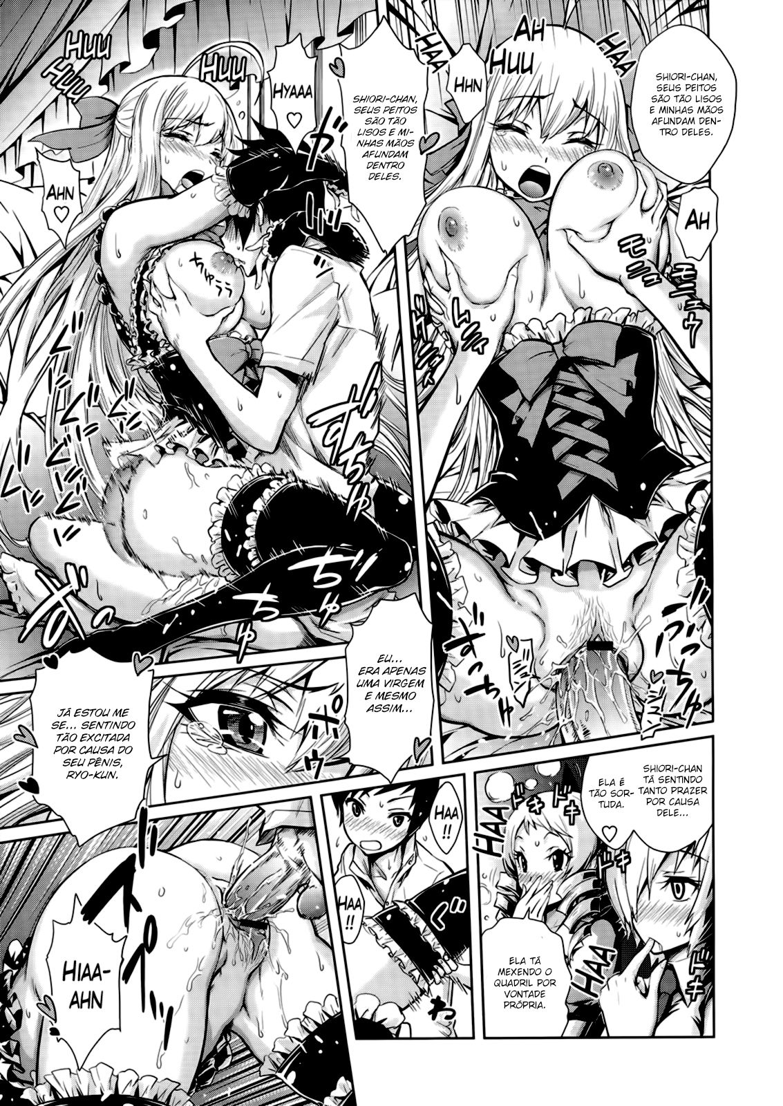 Harem Butai Wa Boku Wo Shaburi Tsukusu Capitulo 8 - pagina 15