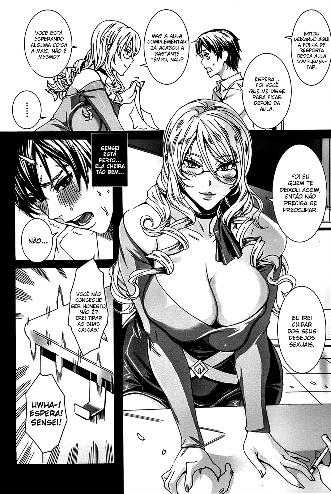 Sensei No Himitsu Jugyou Capitulo 1 - pagina 4 Sensei No Himitsu Jugyou Capitulo 1 - pagina 4