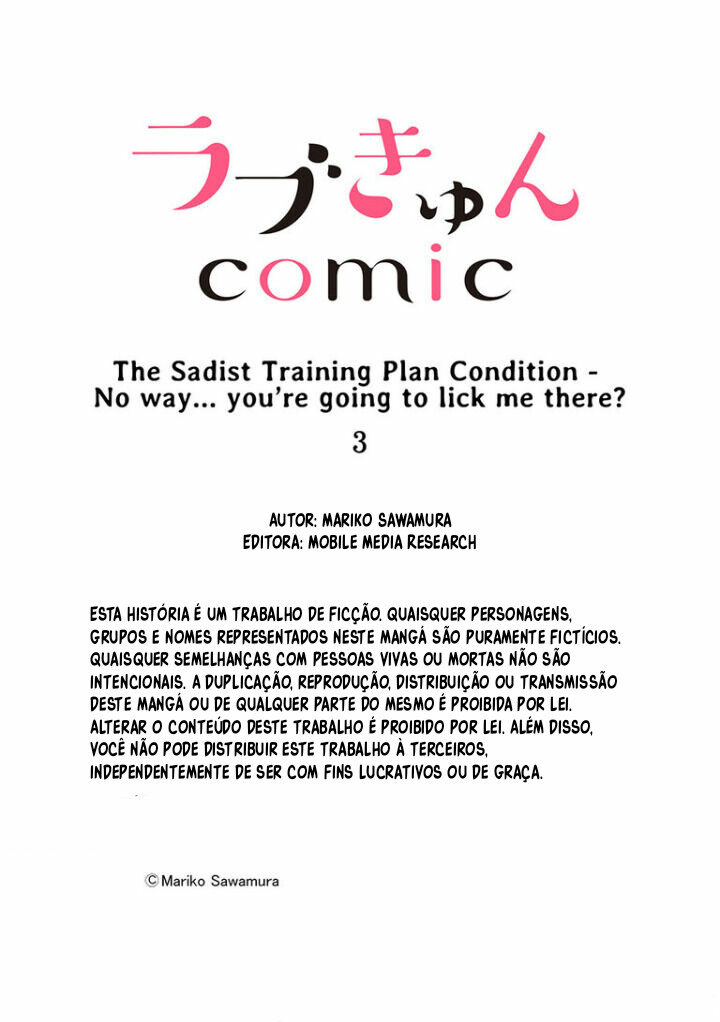 The Sadist Training Plan Condition – No Way… You’re Going to Lick Me There Capitulo 3 - pagina 28 The Sadist Training Plan Condition – No Way… You’re Going to Lick Me There Capitulo 3 - pagina 28