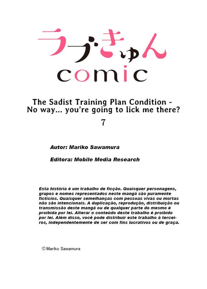 The Sadist Training Plan Condition – No Way… You’re Going to Lick Me There Capitulo 7 - pagina 28 The Sadist Training Plan Condition – No Way… You’re Going to Lick Me There Capitulo 7 - pagina 28
