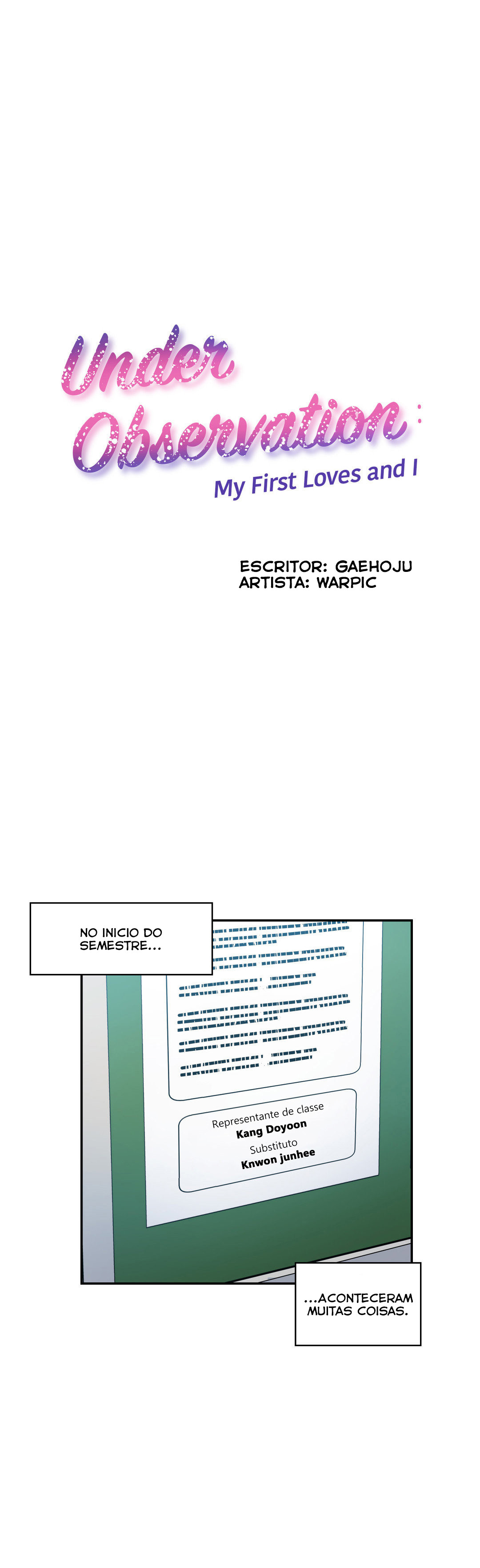 Under Observation: My First Loves And I Capitulo 22 - pagina 1